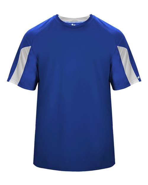 Badger Men's Striker T-Shirt 4176 - Royal/ White