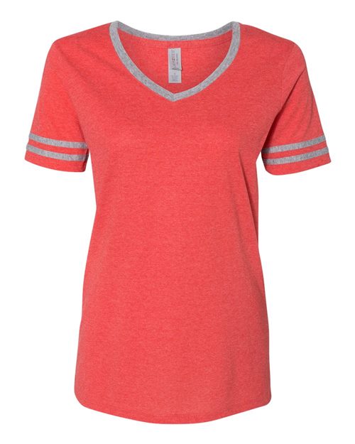 JERZEES Women's Varsity Triblend V-Neck T-Shirt 602WVR