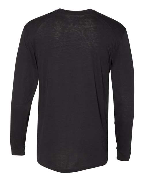 Badger Men's Triblend Performance Long Sleeve T-Shirt 4944 - Black