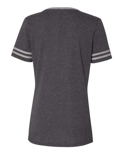 JERZEES Women's Varsity Triblend V-Neck T-Shirt 602WVR