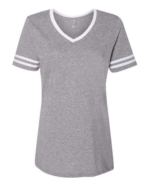JERZEES Women's Varsity Triblend V-Neck T-Shirt 602WVR