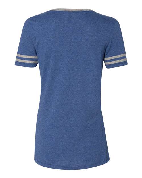 JERZEES Women's Varsity Triblend V-Neck T-Shirt 602WVR