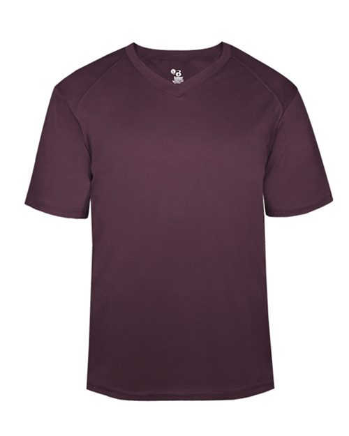 Badger Men's B-Core V-Neck T-Shirt 4124