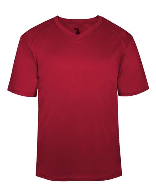 Badger Men's B-Core V-Neck T-Shirt 4124