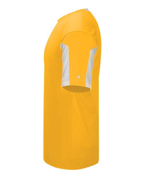 Badger Men's Striker T-Shirt 4176 - Gold/ White