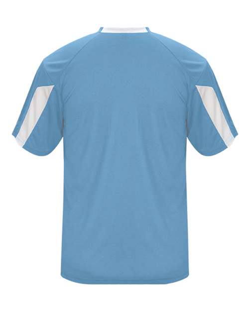 Badger Men's Striker T-Shirt 4176 - Columbia Blue/ White