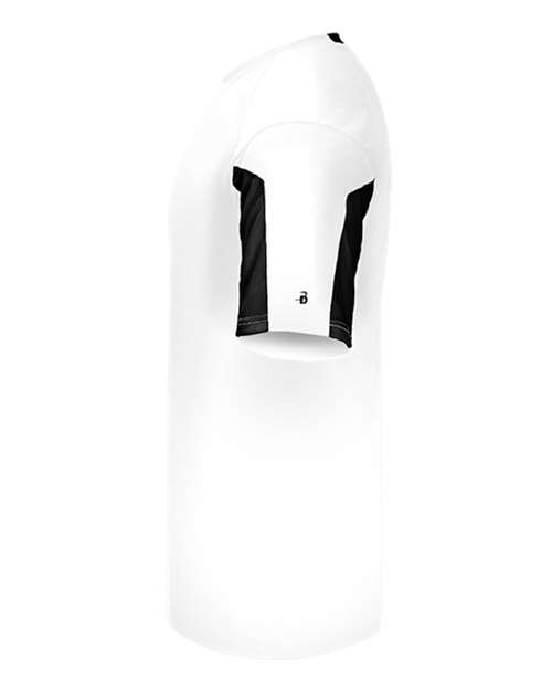 Badger Men's Striker T-Shirt 4176 - White/ Black