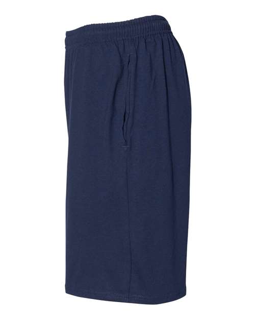 Russell Athletic Men's Cotton Classic Jersey Shorts with Pockets 25843M