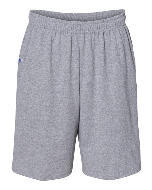 Russell Athletic Men's Cotton Classic Jersey Shorts with Pockets 25843M