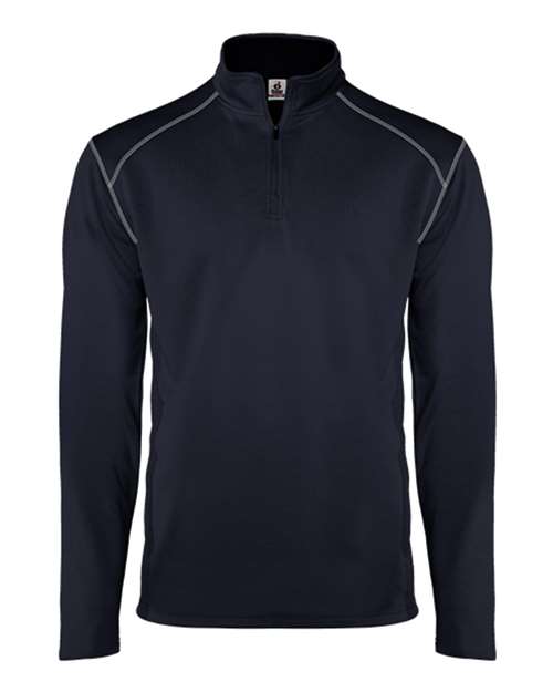 Badger Men's Money Mesh Quarter-Zip Pullover 4438