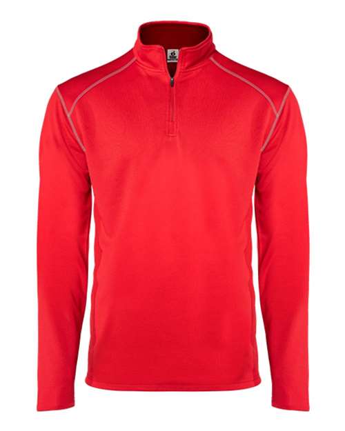 Badger Men's Money Mesh Quarter-Zip Pullover 4438
