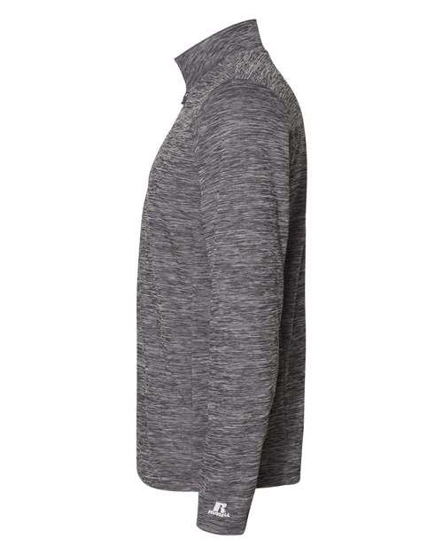 Russell Athletic Men's Striated Quarter-Zip Pullover QZ7EAM