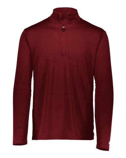 Russell Athletic Men's Striated Quarter-Zip Pullover QZ7EAM