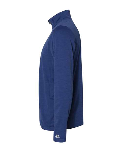 Russell Athletic Men's Striated Quarter-Zip Pullover QZ7EAM