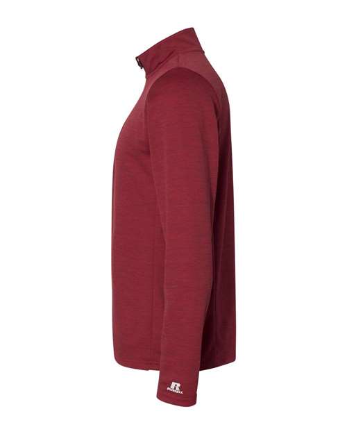 Russell Athletic Men's Striated Quarter-Zip Pullover QZ7EAM
