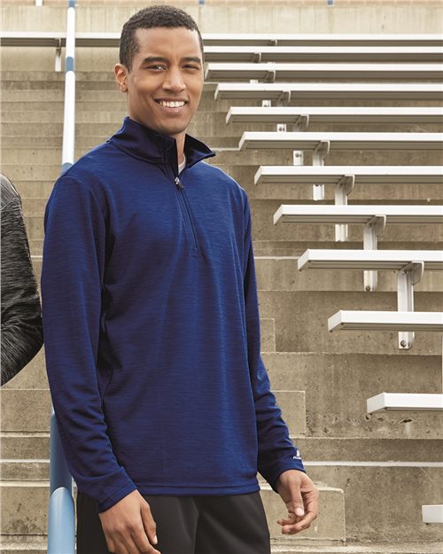 Russell Athletic Men's Striated Quarter-Zip Pullover QZ7EAM