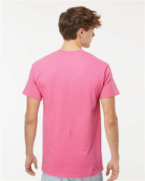 M&O Men's Gold Soft Touch T-Shirt 4800 - Azalea