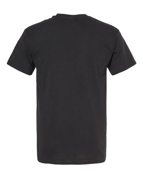 M&O Men's Gold Soft Touch T-Shirt 4800 - Black