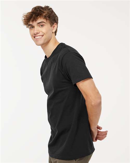 M&O Men's Gold Soft Touch T-Shirt 4800 - Black