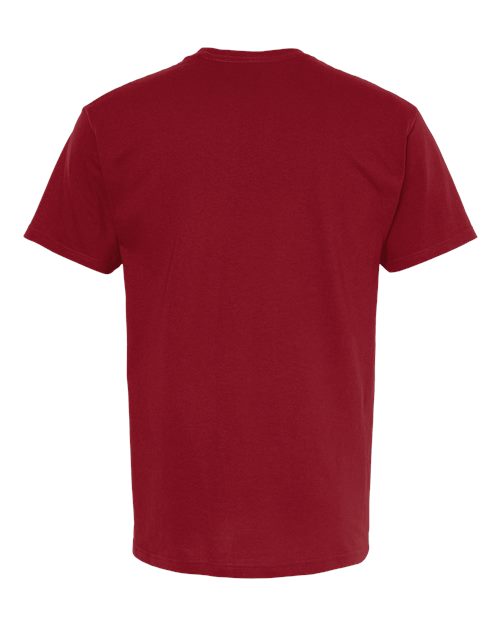 M&O Men's Gold Soft Touch T-Shirt 4800 - Cardinal Red