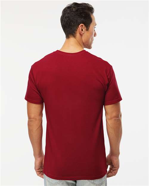 M&O Men's Gold Soft Touch T-Shirt 4800 - Cardinal Red