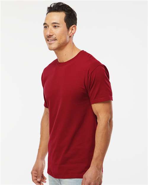 M&O Men's Gold Soft Touch T-Shirt 4800 - Cardinal Red