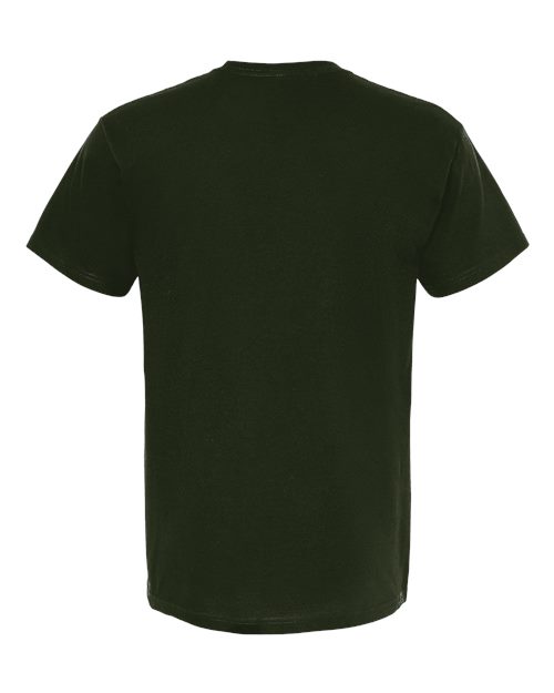M&O Men's Gold Soft Touch T-Shirt 4800 - Forest Green
