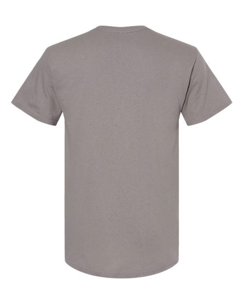 M&O Men's Gold Soft Touch T-Shirt 4800 - Gravel