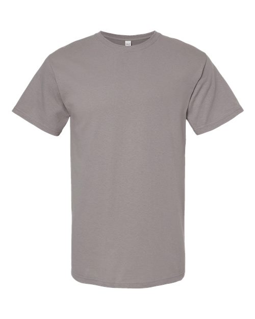 M&O Men's Gold Soft Touch T-Shirt 4800 - Gravel