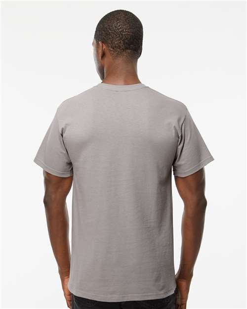 M&O Men's Gold Soft Touch T-Shirt 4800 - Gravel