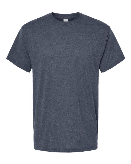 M&O Men's Gold Soft Touch T-Shirt 4800 - Heather Navy