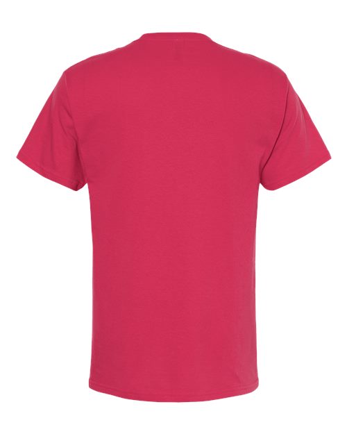 M&O Men's Gold Soft Touch T-Shirt 4800 - Heliconia