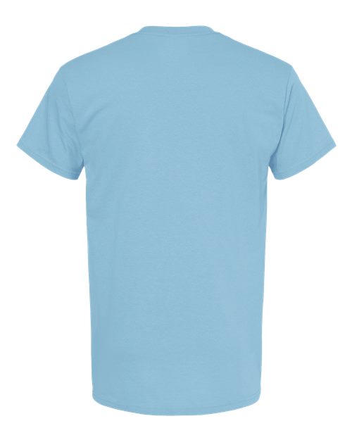 M&O Men's Gold Soft Touch T-Shirt 4800 - Light Blue