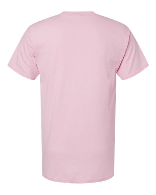 M&O Men's Gold Soft Touch T-Shirt 4800 - Light Pink
