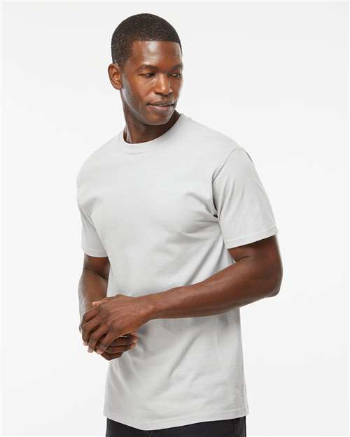 M&O Men's Gold Soft Touch T-Shirt 4800 - Platinum