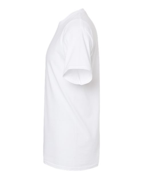 M&O Men's Gold Soft Touch T-Shirt 4800 - White