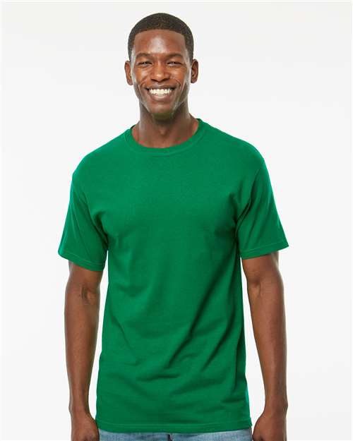 M&O Men's Gold Soft Touch T-Shirt 4800 - Fine Kelly Green