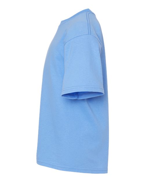 M&O Youth Gold Soft Touch T-Shirt 4850 - Carolina Blue