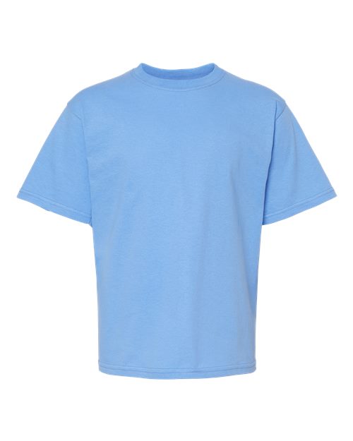 M&O Youth Gold Soft Touch T-Shirt 4850 - Carolina Blue