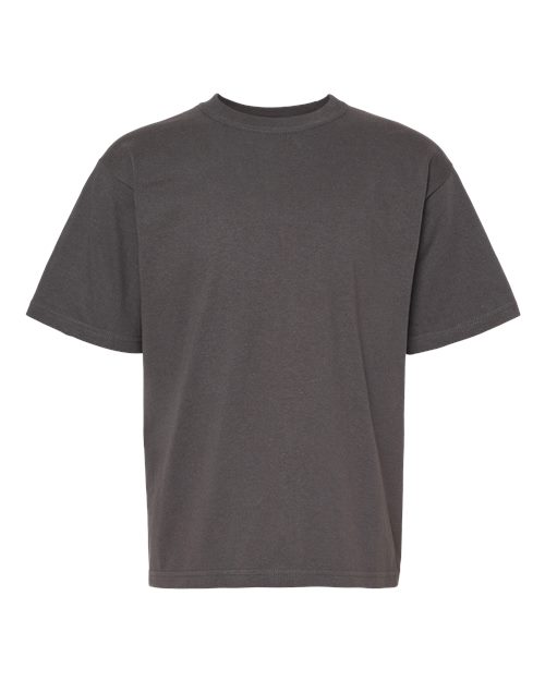 M&O Youth Gold Soft Touch T-Shirt 4850 - Charcoal