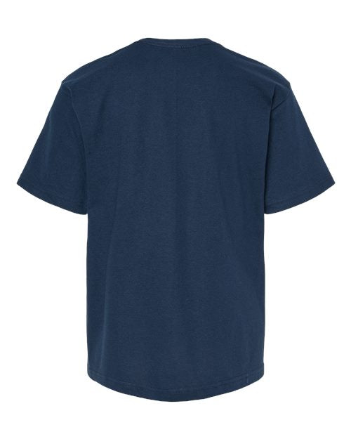 M&O Youth Gold Soft Touch T-Shirt 4850 - Deep Navy