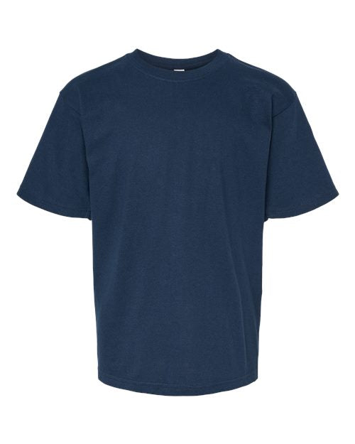 M&O Youth Gold Soft Touch T-Shirt 4850 - Deep Navy