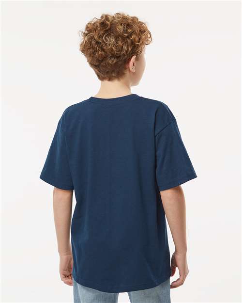M&O Youth Gold Soft Touch T-Shirt 4850 - Deep Navy