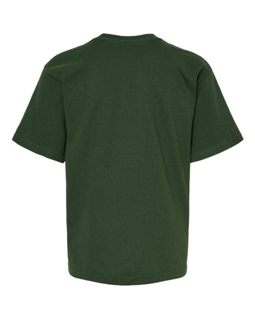 M&O Youth Gold Soft Touch T-Shirt 4850 - Forest Green