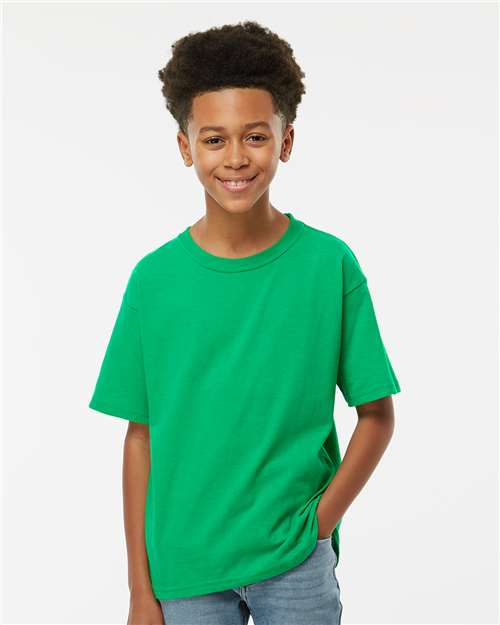 M&O Youth Gold Soft Touch T-Shirt 4850 - Irish Green