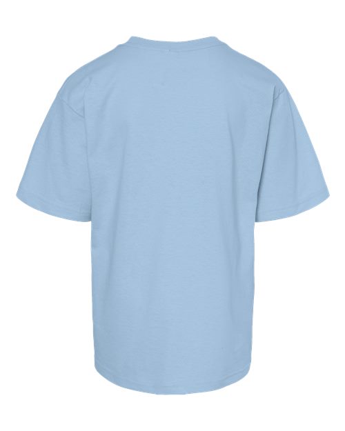 M&O Youth Gold Soft Touch T-Shirt 4850 - Light Blue