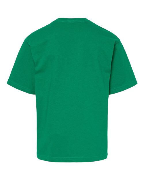 M&O Youth Gold Soft Touch T-Shirt 4850 - Fine Kelly Green