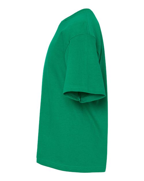 M&O Youth Gold Soft Touch T-Shirt 4850 - Fine Kelly Green