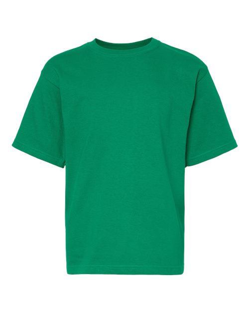M&O Youth Gold Soft Touch T-Shirt 4850 - Fine Kelly Green