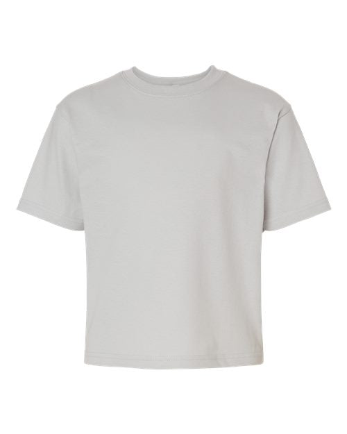 M&O Youth Gold Soft Touch T-Shirt 4850 - Platinum